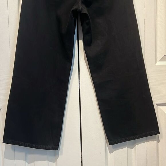 The‎ Superdry Black High Rise Wide Leg Jeans Size 26 - Picture 10 of 16